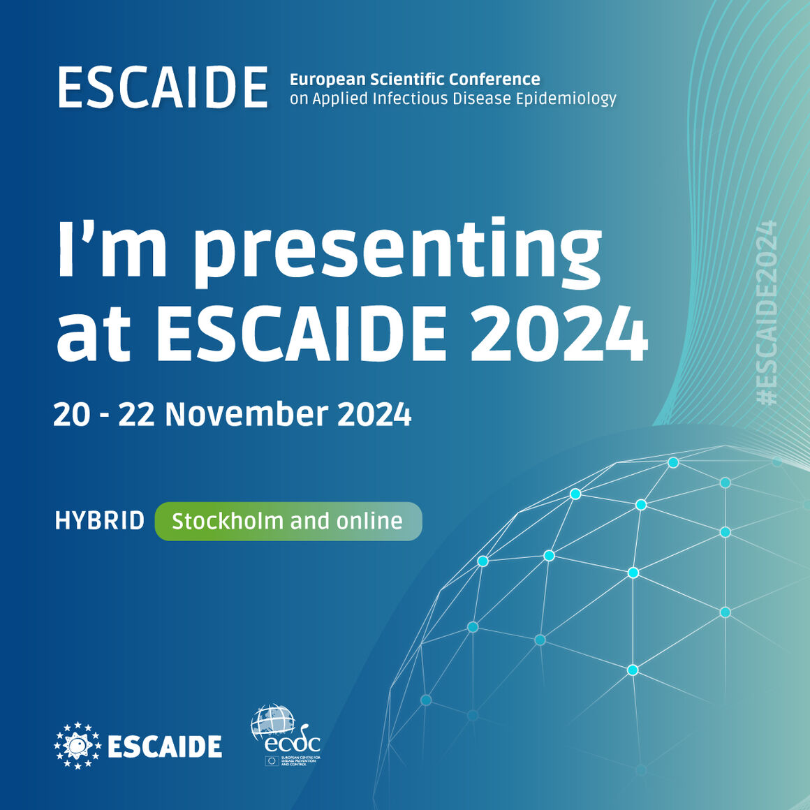 Presenting at ESCAIDE (Facebook)