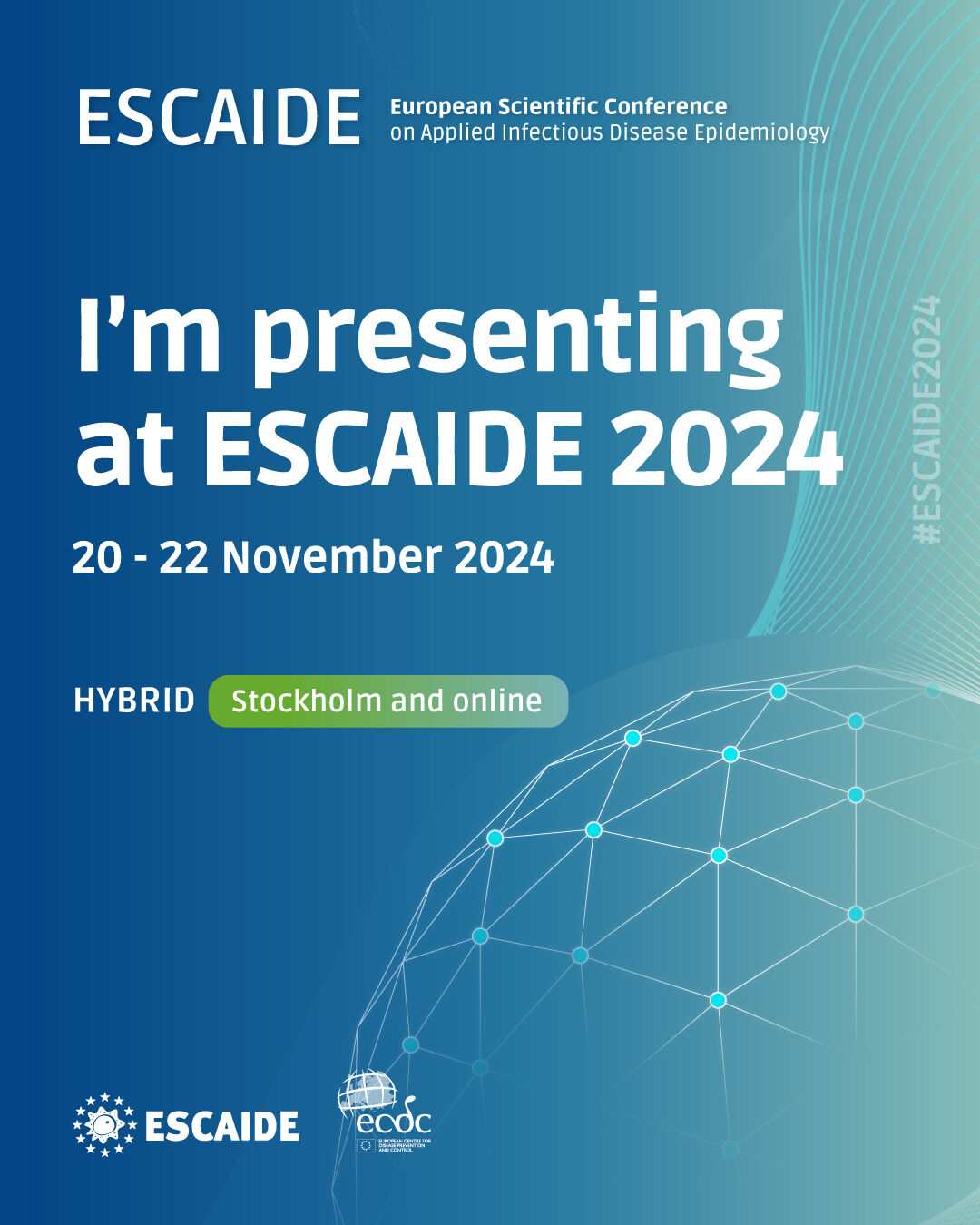 Presenting at ESCAIDE (LinkedIn)