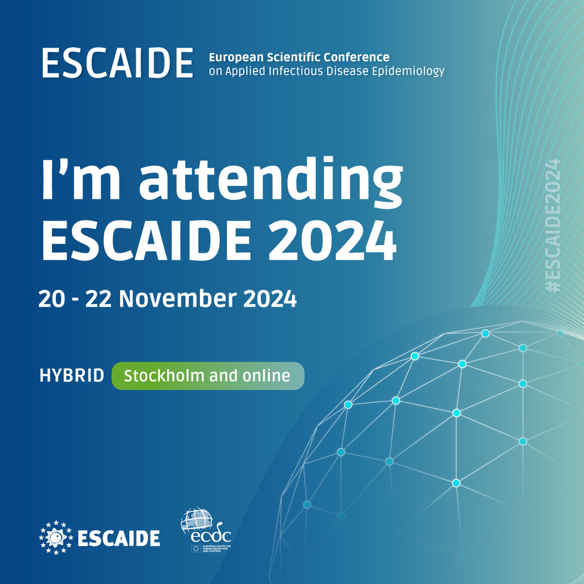 Attending ESCAIDE 2024 (Facebook)